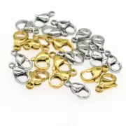 DIY Making Really 100% Stainless Steel Lobster Clasp Hook Necklace Bracelet