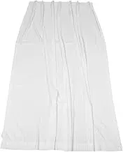 White Sheer Curtain Panels for Bedroom Light Filtering Drapes for Living Farmhouse Privacy Curtains Bright Design
