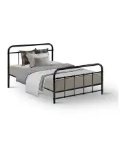 [Artiss] Leo Single Bed Frame in Black