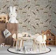 [Namly Design] Wallpaper – Whimsical Tigers / A Botanical Fantasy
