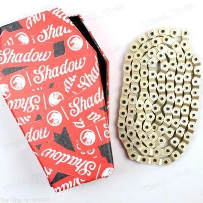 THE SHADOW CONSPIRACY HALF LINK CHAIN 1/8" GOLD BMX CHAINS ODYSSEY CULT SUNDAY