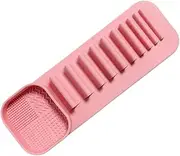 Brush Drying Holder Rack - Makeup Tools Soft Silicone Drying Tray,Multi-Purpose Convenient Paint Brush Bathroom Travel Storage for Daughter Mom Wife