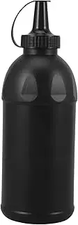 QUMIIRITY Bottle Collapsible Bottles Bottle Pipette Can Bottle Big Ball Container Bottle Squeeze Bottle with Nozzle for Paint Collapsable Black Pp