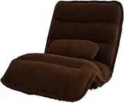 Tuck Loose Floor Chair, Brown, Size (W x D x H): 31.5 x 33.9-65.0 inches (800 x 860-1660 x 180-76