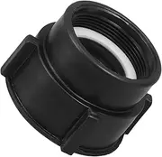 VANZACK IBC Tote Adapter Connector Coarse to Fine Thread Fitting for Barrel Valves Durable Water Tank Hose Adapter for Garden Irrigation and Liquid Pipelines