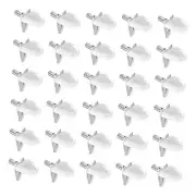Shelf Support Peg, 30 Pcs 3mm L-Shaped Support with Sleeve Furniture Shelf