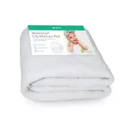 Waterproof Crib Mattress Pad | Ultra-Breathable Quilted Layer for Comfort & Univ