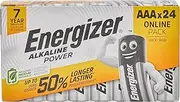 Energizer AAA Batteries, Alkaline Power Triple A Batteries, 24 Pack