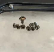 Golden Bronze Screws Set For Kershaw Leek 1660 Aluminum Liner Lock Only - 7pcs