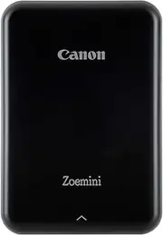 [Canon] Zoemini Photo Printer for Instant Prints - Pocket-Sized no Ink - Bluetooth Connection to Smart Device - Zink Paper - Sticky Back, Smudge-Proof, Tear-Proof, and Water-Resistant - Black
