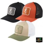 NEW BROWNING CHARTED PATCH LOGO MESH BACK CAP FLEXFIT HAT