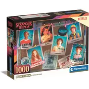 1000pc Clementoni Stranger Things Compact Jigsaw Puzzle Family Game 70x50cm