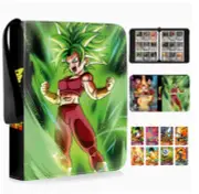 Dragon Ball Super Card Game TCG broly LEATHER Caulifla binder 400 card 4 Grid