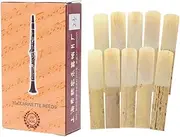 10pieces 2.5 Strength Clarinet Reeds Music Instrument Part Traditional Bamboo Reeds/1778