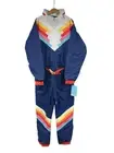 Tipsy Elves XL Ski Suit Santa Fe Shredder Mens Snow Suit Rainbow Stripe