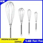 Manual Kitchen Whisk Stainless Steel Egg Beater Metal Whisk for Cooking Baking