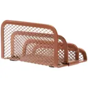 Metal Information Rack File Holder Desktop Book Magazine Storage Office