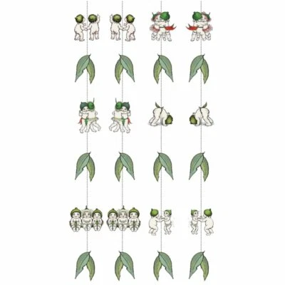 May Gibbs Gumnut Babies Party String Decorations 6pk Baby Shower Party Supplies