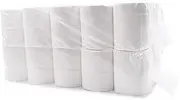 Ipetboom 10 Rolls 100g Wood Pulp Small Toilet-roll 4-Layer Toilet Paper for Hotel Home Toilet Paper (White)
