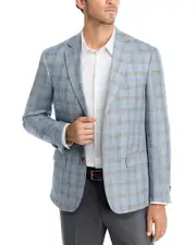 The Men's Store at Bloomingdale's Plaid Regular Fit Sport Coat