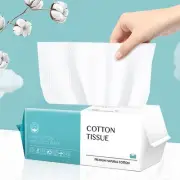Disposable Face Towel 100 Count, Soft Cotton Facial Dry Wipes, Multi-Purpose ...