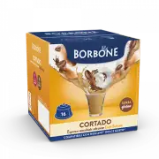 Espresso Macchiato CAFFÈ BORBONE Cortado - 16 Compatible Capsules DOLCE GUSTO