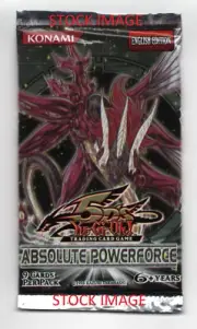 (500619) YUGIOH ABSOLUTE POWERFORCE 5D'S Unlimited Edition Sealed BOOSTER PACK