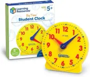 Learning Resources Big Time Student Clock, Teaching & Demonstration Clock,...