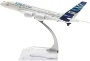 Replica Pre-Build Aircraf Diecast Metal 1:400 Scale for A380 Airbu Simulation Alloy Airplane Model Toy Collection Gift Collection Gift Display