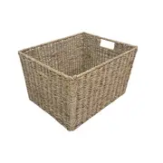 Scandia Ironwood Log Basket Rectangle Large