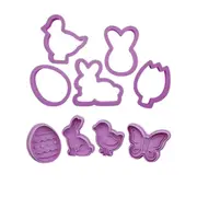 Easter Cookie Cutter Fondant Baking Mold Set Cookie Cutters
