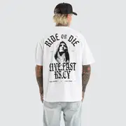 [Kiss Chacey] Saint Box Fit Tee Optical White