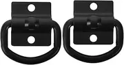 iplusmile 2pcs Trunk Cargo Anchor Rings Truck Bed Tie Down Hooks Tie Down Anchors Trunk Bed Anchor