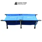 【CYPRESS CREEK 賽普勒斯】 鋁合金情人椅 野餐椅 戶外椅 (藍色)