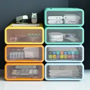 Stackable Storage Drawer Desk Organizer Document Sundries Holder Cosmetic Box