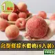 【享吃鮮果】台灣鮮採水蜜桃1箱(8入裝/1kg±10%/箱)
