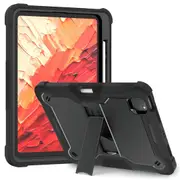 For iPad Pro 11-inch (M4) Case, Armour Cover Stand, Black