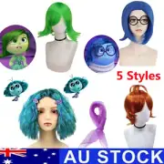 Inside out Joy Cosplay Wig Joy Disgust Sadness Envy Wig Hair Short Cosplay Wig