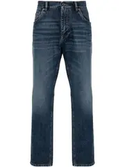 [Dolce & Gabbana] Dolce & Gabbana-Jeans Gamba Dritta-Uomo 50