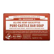 Dr Bronner's Pure-Castile Bar Soap - Eucalyptus