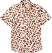 [Huckberry] Flint and Tinder Short Sleeve Stretch Cotton Button Down Shirt, Mens Short Sleeve Button Down Shirts