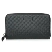 Gucci 449391 Micro GUCCISSIMA Round ZIP Wallet Fixed Size