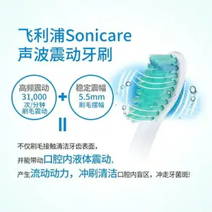 PHILIPS 飛利浦 聲波電動牙刷 Sonicare HX6511單模式 機皇 三種模式 智能定時 潔淨音波震動牙刷