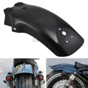 Black Rear Mudguard Fender For Cruiser Chopper Bobber Cafe Racer Honda Shadow