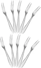 Luxshiny 12pcs Fruit Fork Stuffing Cap Pot Lid Cake Fork Hotel Supplies Tableware Simple Slipper Rack Decor Anti-scalding Pot Lid Stainless Steel Party Forks Silver 304 Stainless Steel
