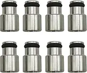 Fuel Injector Spacer Extender Adapts Short 8 Pcs LS3 LS7 LS9 L76 Injectors Replacement for LS1 LS2 Manifolds that typically use longer Injectors