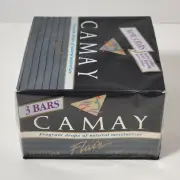Vtg Camay Flair Soap 3 Pack Peach Softly Scented Natural Moisturizer 4.5oz Each