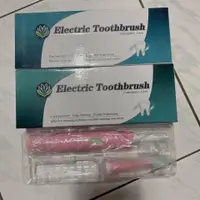 在飛比找蝦皮購物優惠-Electric Toothbrush 電動牙刷 電池版 粉