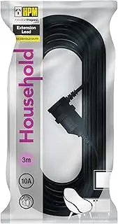 HPM Entertainment Extension Lead Black 3m