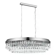 Eglo Valparaiso 10 Light Crystal Pendant Chandelier